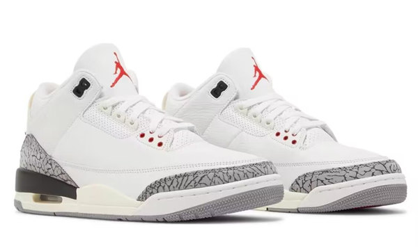 Men's Running weapon Air Jordan 3 White Shoes 064 Men's Running weapon Air Jordan 3 White Shoes 064